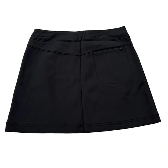 Athleta Athletic Adjustable Waist Tennis Stretch Mini Skirt Black Size 2 - Picture 2 of 9